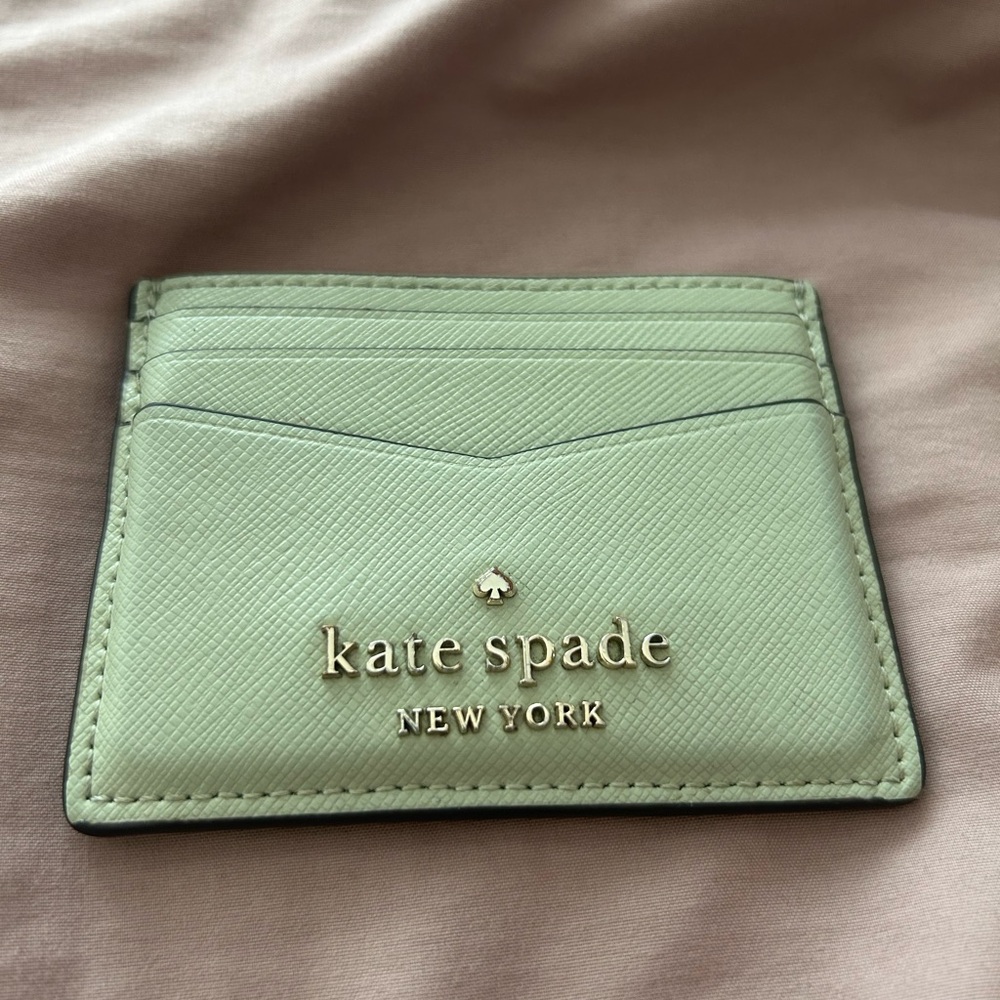 Kate Spade Mint Card Holder , barely used